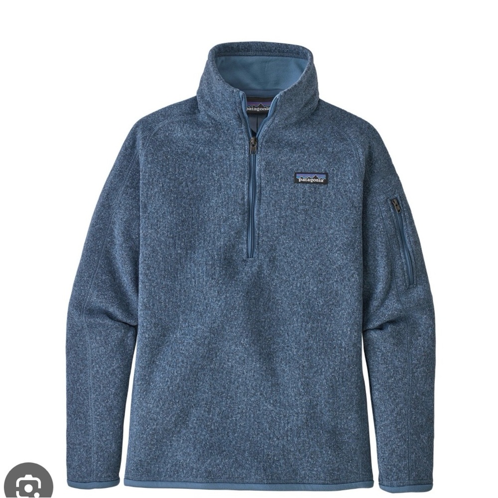 Patagonia Women’s Better Sweater Blue Quarter-Zip